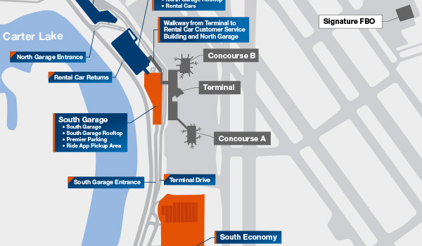Airport Maps  OMA Omaha Eppley Airfield