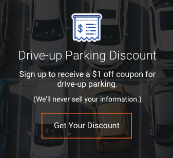 Drive-up Parking Discount