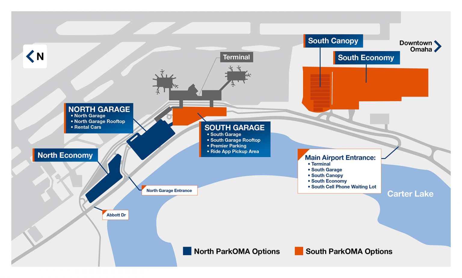 Airport Parking Reservations for ParkOMA OMA Eppley Airfield