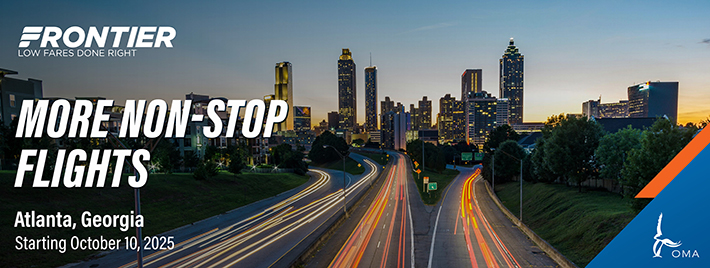 Frontier Non-Stop OMA to ATL | Starting October 10, 2025
